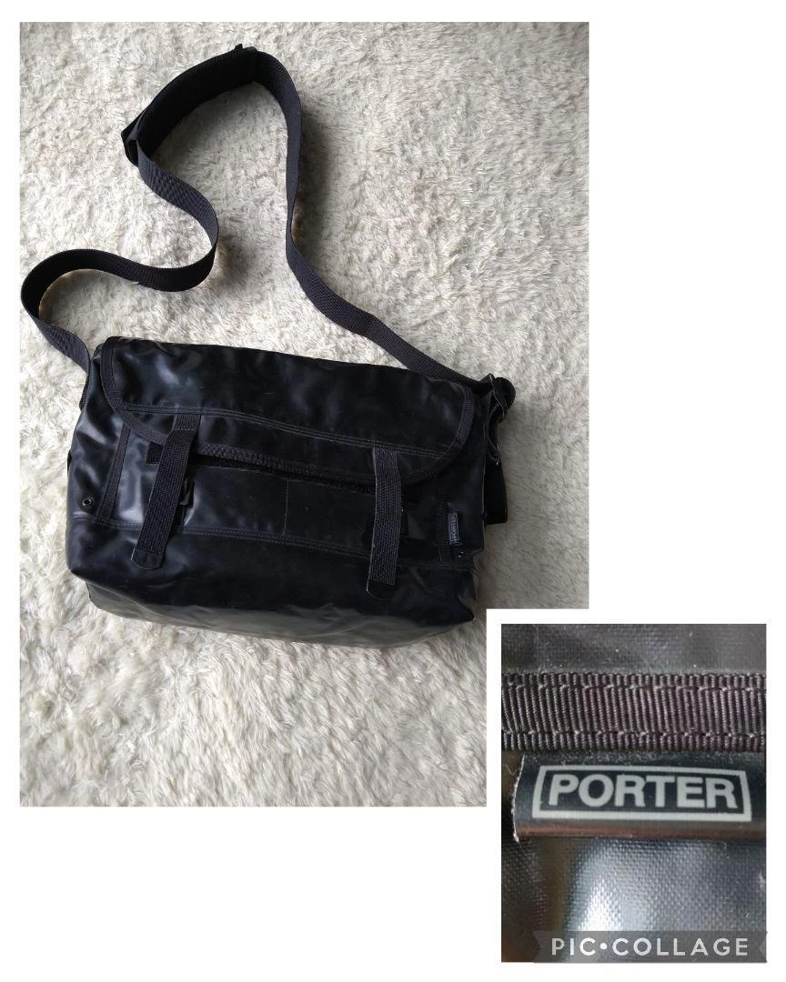 Porter Black Messenger Bag