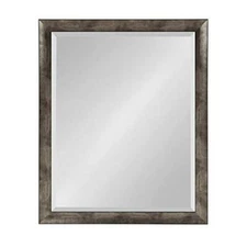 Fisher Paykel 212984 Kate and Laurel Harlen Framed Wall Mirror, 25x31, Silver