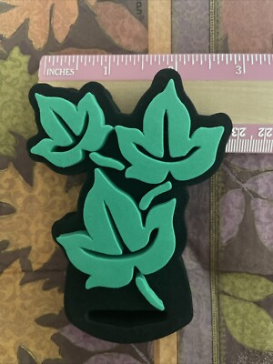 Chunky Foam Stamp 3 x4   MAPLE LEAF 3 LEAVES 3 Lot AUTUMN FALL Crafts Painting