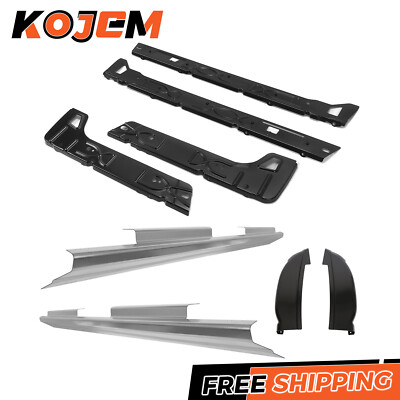 Inner & Outer Rocker Panels Cab Corners For Chevrolet GMC Pickup Crew Cab 99-07
