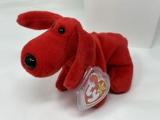 Collectible Ty Beanie Baby RED ROVER Style 4101 PVC Pellets 5-30-96
