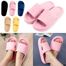 Women Men Pillow Sandals Ultra-Soft Cloud Slippers Shoes Anti-Slip Home Outdoor