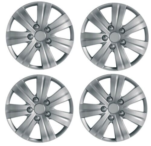 Set of 4 Wheel Trims Hub Caps 15" Covers fits Renault Clio Megane Scenic 1577 - Picture 2 of 2