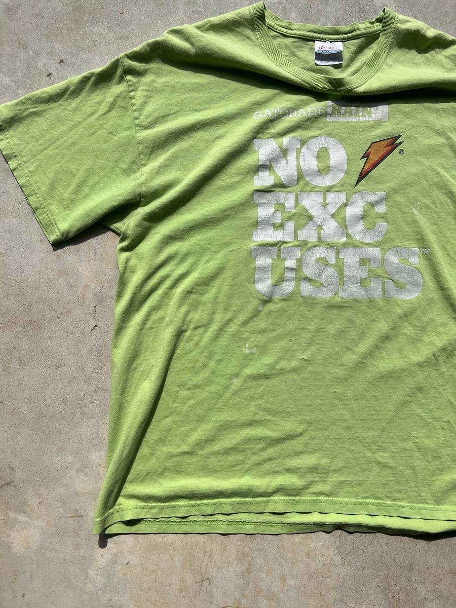 Sweat Vintage Gatorade Années 90 – Taille L – Vert – Marque Jerzees – Occasion Très Bon état