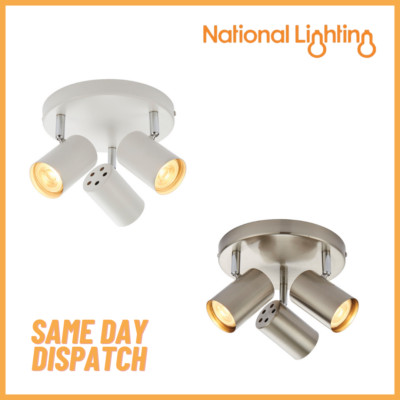 3 Wege LED Deckenstrahler mit verstellbarer Armatur GU10 dimmbare Leuchten - IP20