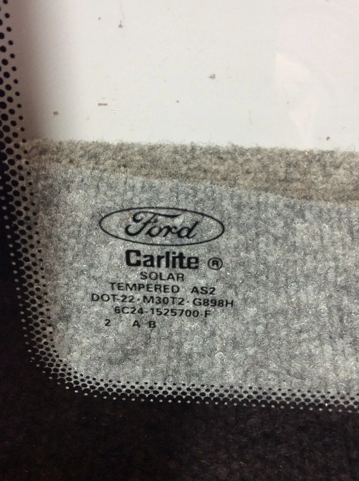 Puerta corredera lateral de vidrio Ford OEM 99-14 E-350 Super Duty XC2Z1525722BA, DD09515 Foto 3 de 4