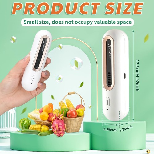 Refrigerator Deodorizer 2 Pieces Mini Usb Fridge Deodorizer Rechargeable - Picture 2 of 7