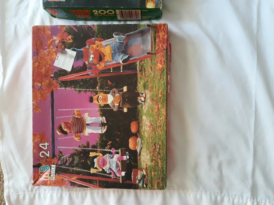 💥💥MB Rompecabezas Donkey Kong 200 Piezas De Colección Y Plaza Sésamo 24 Piezas Foto 3 de 4