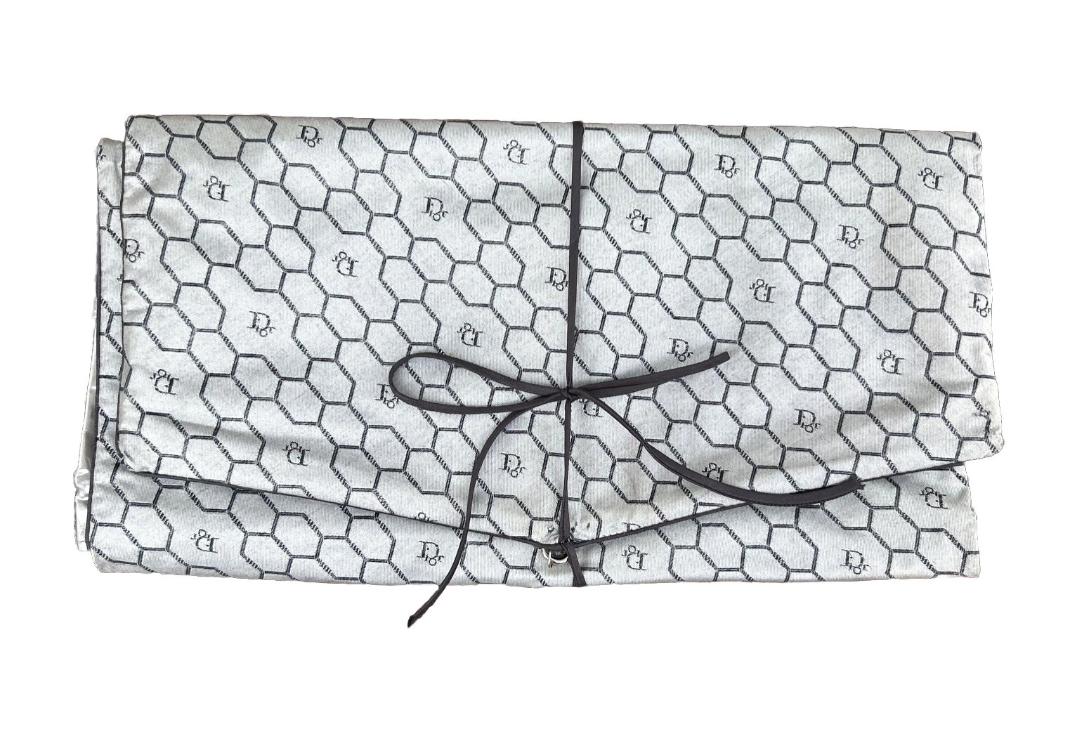 CHRISTIAN DIOR Placard à Maquillage Vintage Années 80 Beige Sac Nid d'abeille Sacs De Beaute