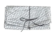 CHRISTIAN DIOR Vintage 80s Makeup Closet Beige Bag Honeycomb Sacs De Beaute