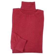 Isaia Slim-Fit Raspberry Pink Fine-Gauge Cashmere Sweater S NWT 1200