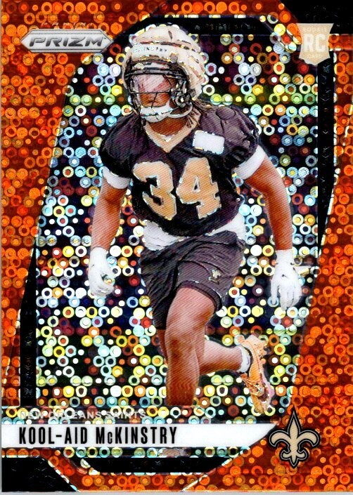Kool-Aid McKinstry 2024 Prizm Orange Disco Rookie Card #363 - Saints