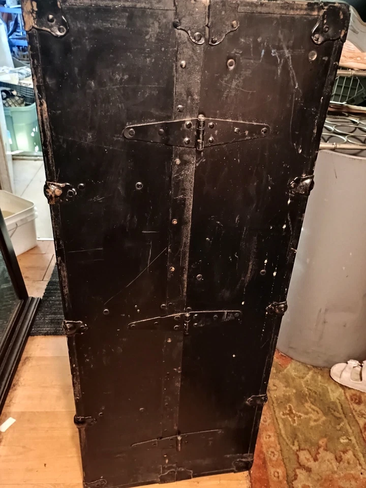 Cofre de viaje antiguo años 20 Foto 2 de 4