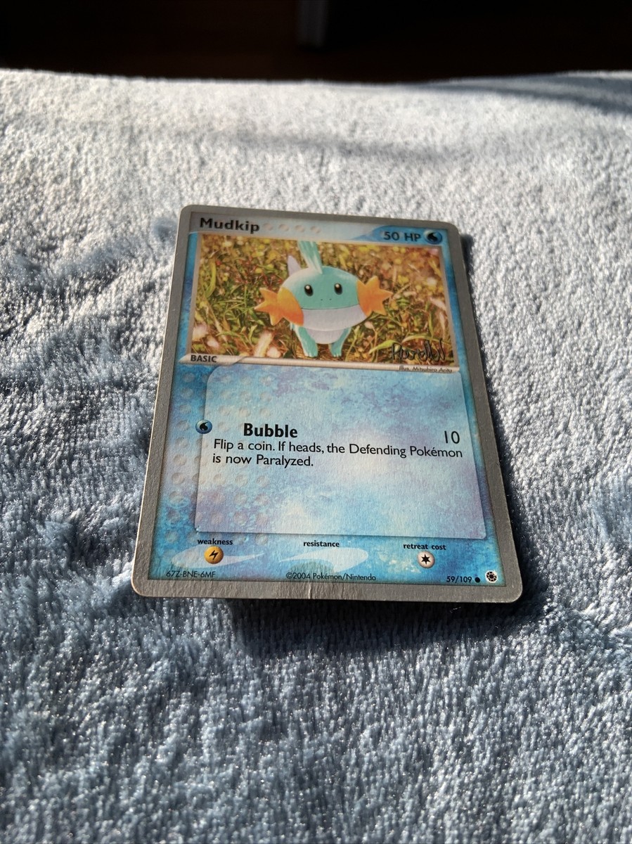 Mudkip 59/109 - Rare - Pokemon World Championships 2004 Card Mudkip 59/109 - Rare - Pokemon World Championships 2004 Card