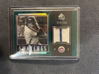 2003 SP Legendary Cuts Swatch GARY CARTER  #19/250  Jersey Card NY Mets