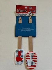 Peanuts SNOOPY Silicone SPATULA & SPOON SET Non-Scratch Heat-Resistant