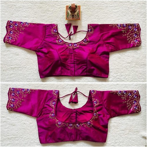 Saree Blouse Readymade Designer Sari Choli Indian Party Wear Bollywood Dress - Bild 10 von 13