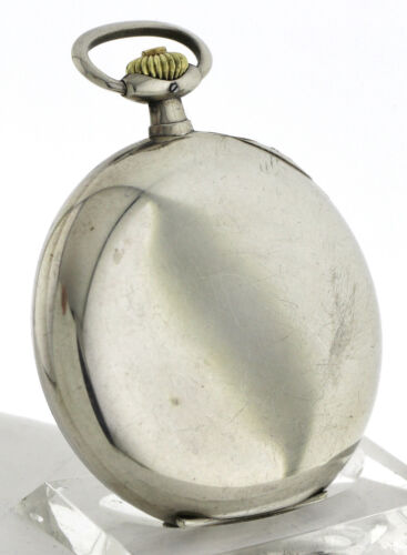 Deutsche Präzisions Uhrenfabrik Glashütte Savonette 900er Silber 1A Qualität rar - Bild 5 von 11