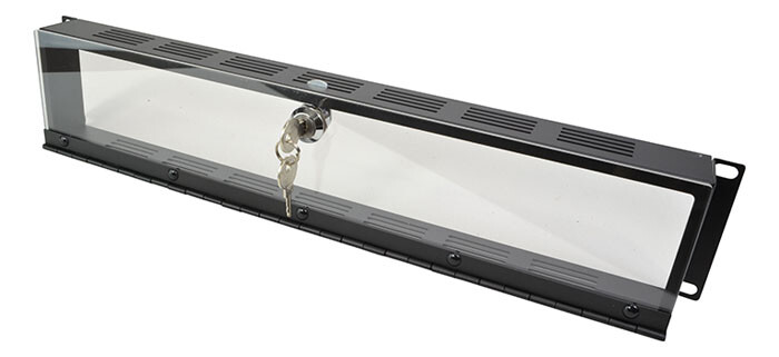 2U Security Rack Panel with Lock