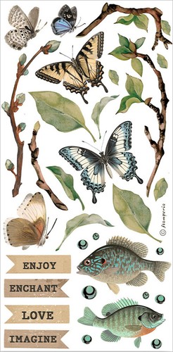 Stamperia Paper Cut-Outs Forest 4 hojas - Imagen 4 de 6