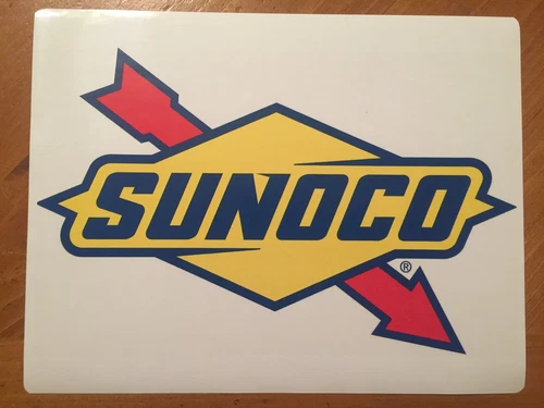 Tin Sign Vintage Sunoco Gas Station Motor Oil 1