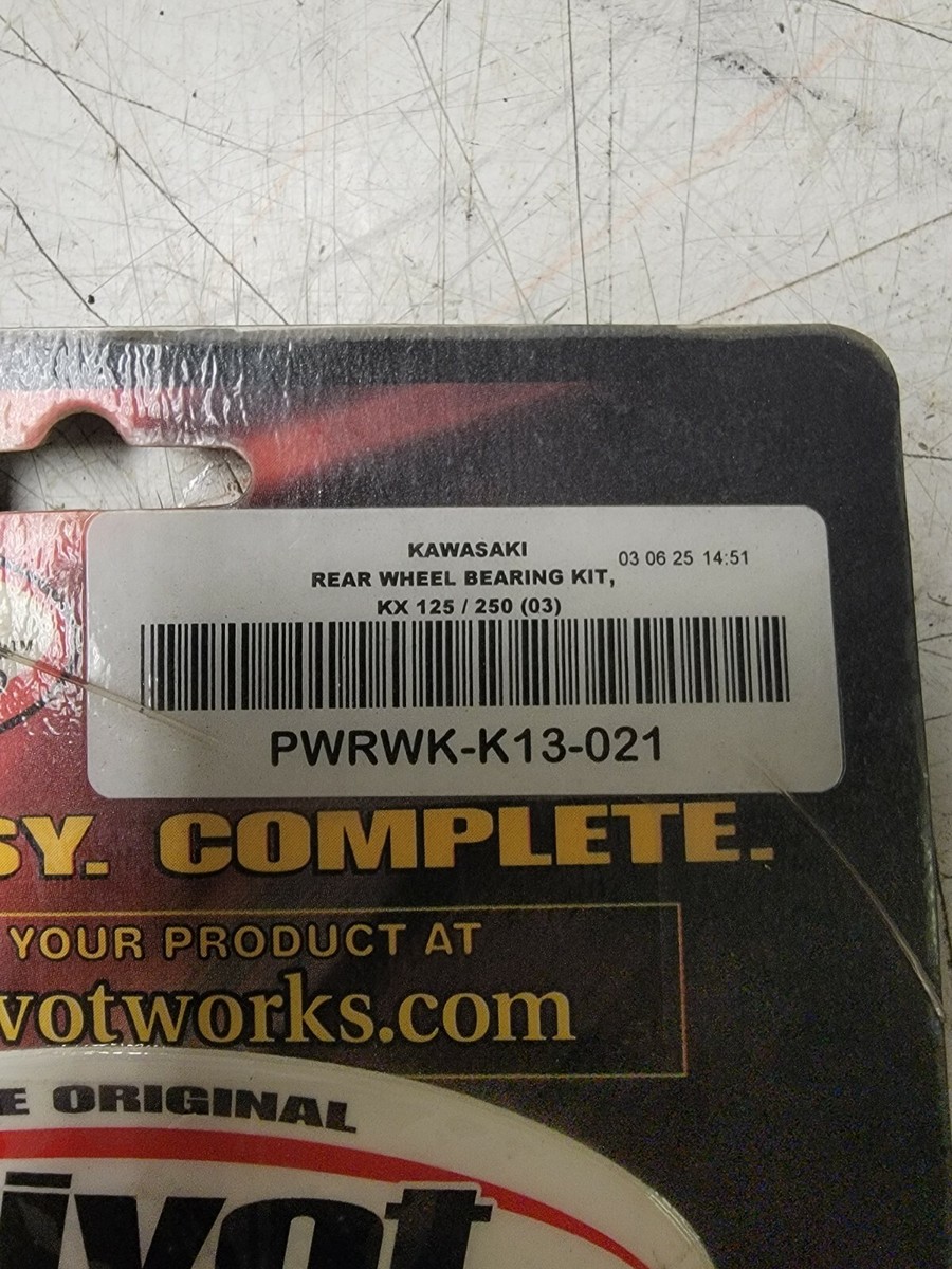 Pivot Works 03 Kawasaki KX125/250 Rear Wheel Bearing Kit PWRWK-K13