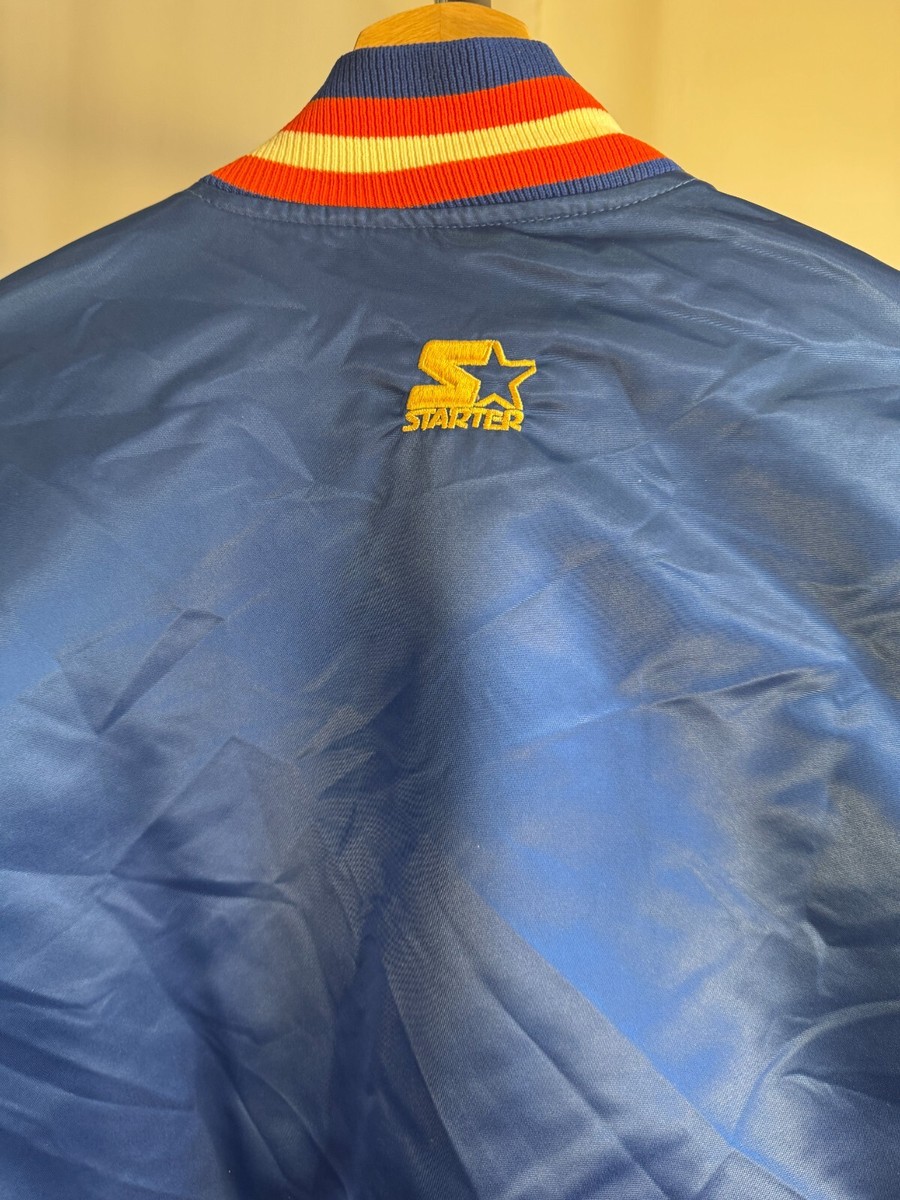 Vintage New York Knicks 90s Starter Satin Jacket Spellout Vintage New York Knicks 90s Starter Satin Jacket Spellout
