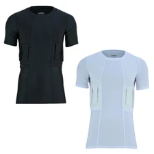 Mafoose Men's Undercover Concealed Carry Tactical Holster Shirt Medium to 4XL