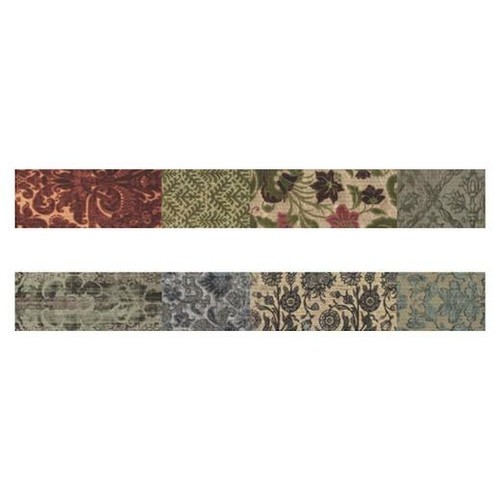 Tim Holtz Idea-ology Linen Tape 2pcs - Patchwork - Picture 3 of 4