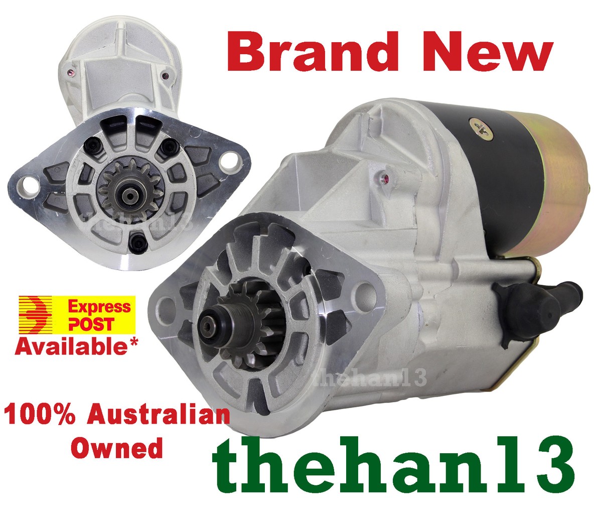 STARTER MOTOR FOR TOYOTA LAND CRUISER 1HD 1PZ 1HZ HZJ70 HZJ75 