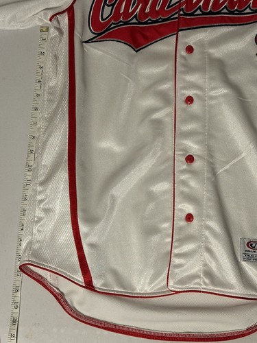St. Louis Cardinals Trikot MLB True Fan weiß mit rotem Buchstaben Jersey Größe M - Bild 6 von 8