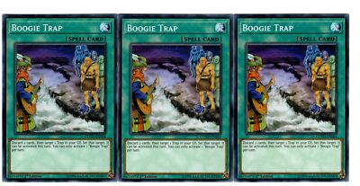 Yugioh- 3X Boogie Trap - Common - 1st Edition - COTD-EN064 - Near Mint