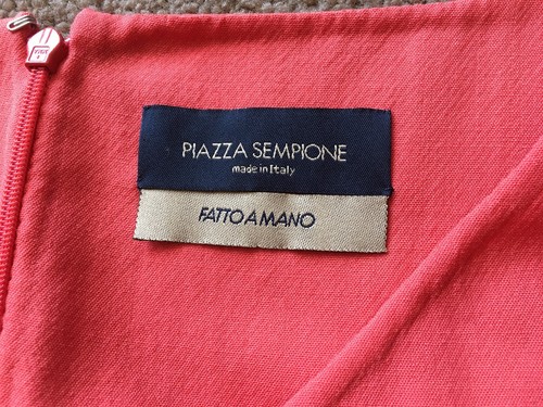 AUTHENTISCHES WOLLKLEID PIAZZA SEMPIONE "LACHS" FARBE Gr. 48 IT /12 US - Bild 5 von 9