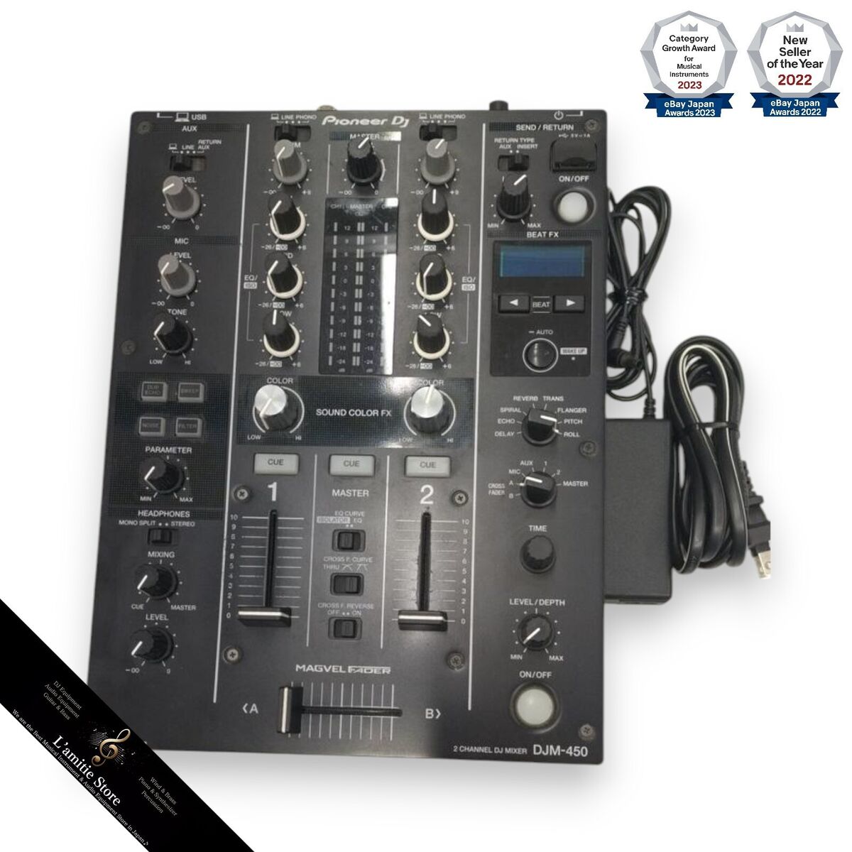 Pioneer DJM-450 DJM450 Performance DJ Mixer 2-Channel 2ch Pioneer DJM-450 DJM450 Performance DJ Mixer 2-Channel 2ch
