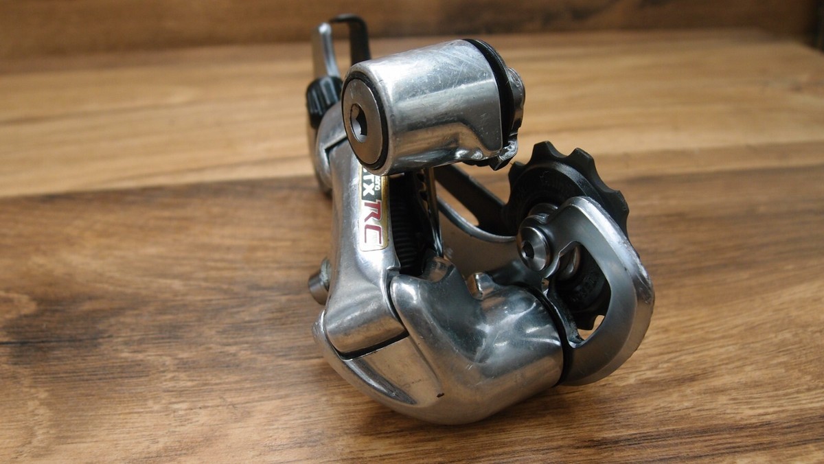 1996 rear derailleur Shimano STX RC RD-MC38 VIA Japan mid cage 8