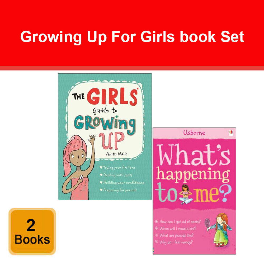 The Girls Guide to Growing Up, What's Happening to Me Girls 2 Books  Collection Set