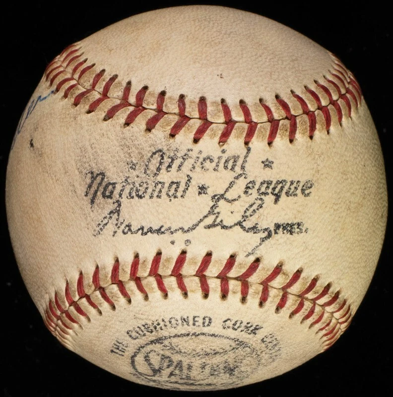 George Sisler Single Signed National League Baseball PSA DNA COA - Image 2 of 4