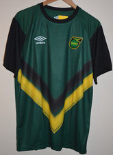 Jamaika grün Fußball Training Shirt Trikot 2021/22 Umbro neu mit Etikett Large