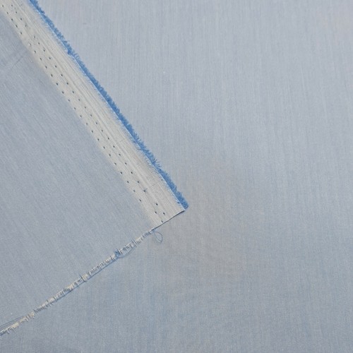 Poplin Fabric Cotton Blend Black Ivory Lilac Blue Colours 51" Sold By The Metre - Picture 11 of 12