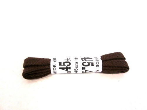 Dunkelbrauner flacher Schuh oder Stiefel Schnürsenkel von Truka 99p/1,10€/1,15€/1,39€/1,99€ - Bild 6 von 25