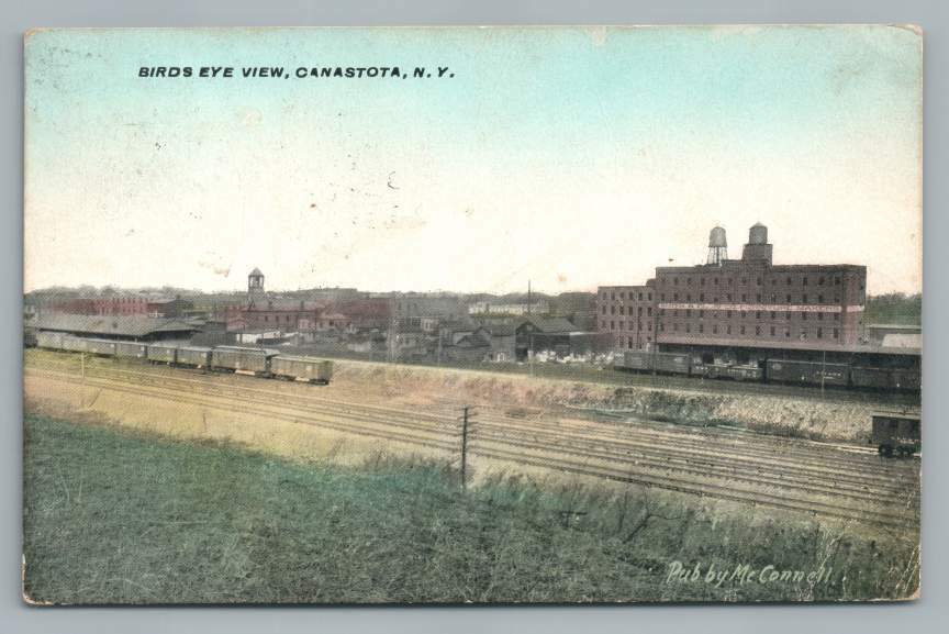 Railroad Yards & Furniture Factory CANASTOTA Lenox NY Madison County