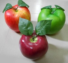 HUGE ARTIFICIAL APPLE FRUIT FAKE FAUX VEGETABLES HOUSE PARTY CHRISTMA BBQ DECOR