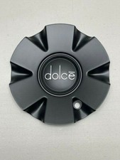 Dolce Matte Black Wheel Center Cap 61602290-cap