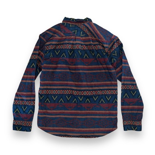 Levi’s Long Sleeve Button Down Shirt Men’s Large Aztec Lightweight - Picture 3 of 5