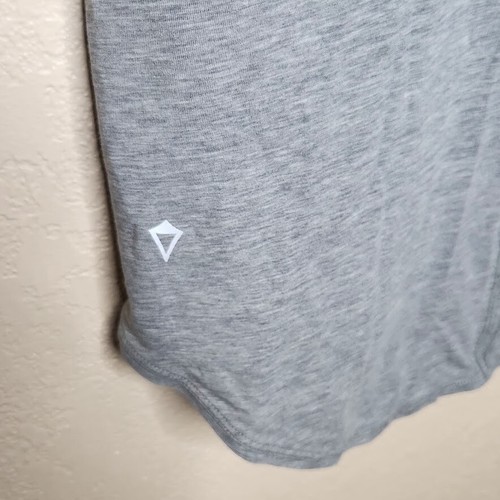 Ivivva Lululemon Strap Back Flow Tank Top Grey Girls Size 14 Sleeveless Outdoor - Picture 4 of 6