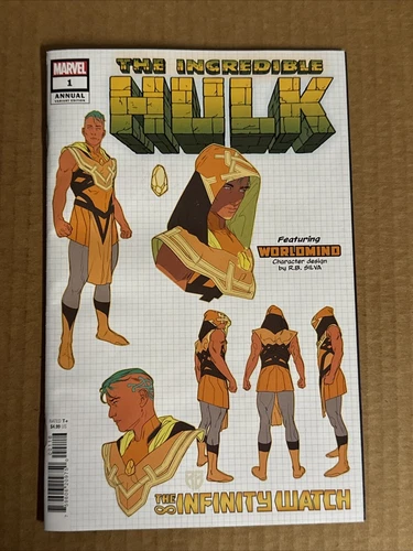 HULK ANNUAL #1 DESIGN VARIANT MARVEL COMICS (2024) INFINITY WATCH