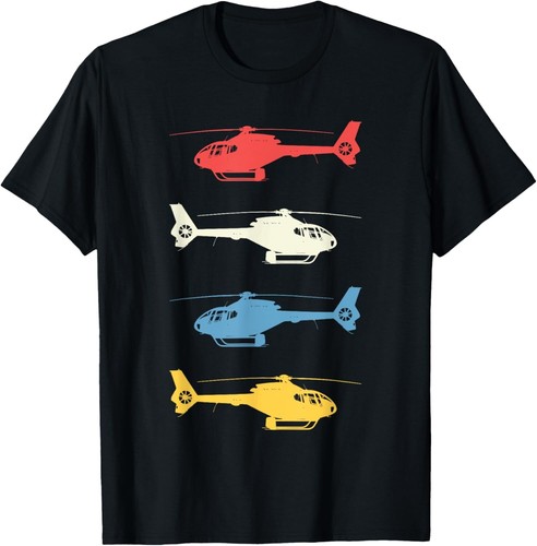 Helicopter Pilot Vintage Aviation Flying Helicopters Pilots Gift Unisex T-Shirt