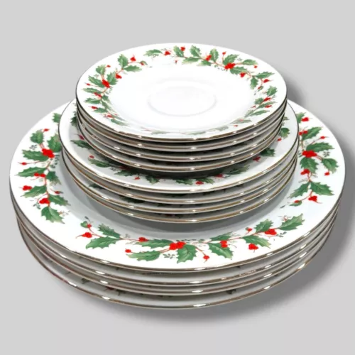 China Pearl Noel | 12-Piece Fine China Holiday Set | Gently Used