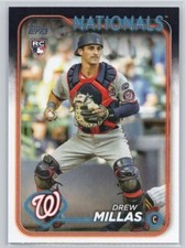 2024 Topps #530 Drew Millas Washington Nationals RC