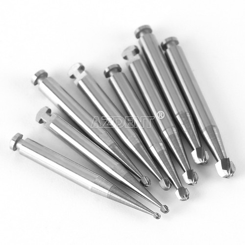 5 Kit AZDENT Dental Lab Tungsten Steel Round Burs RA 4 for Low Speed Handpiece - Picture 7 of 12